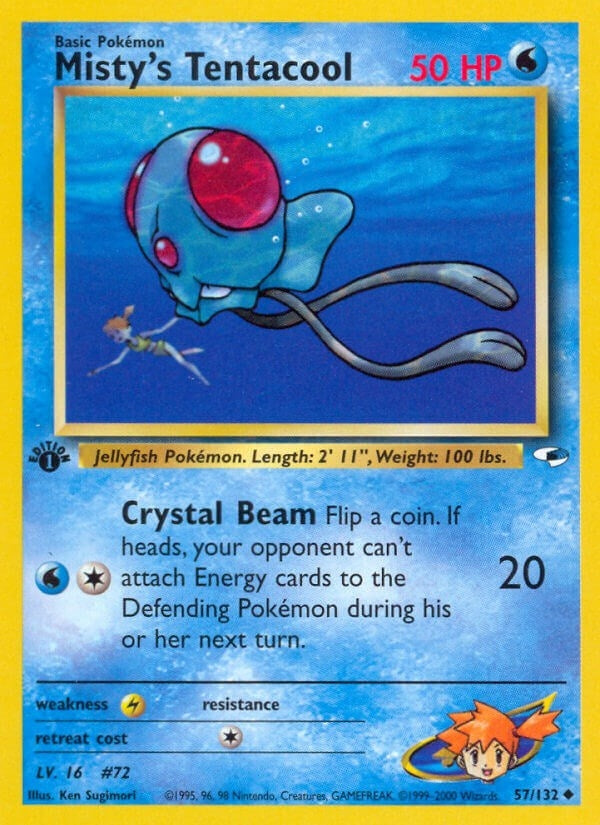 Image for Misty's Tentacool (57) (057/132) (Gym Heroes) (G1) - Pokemon