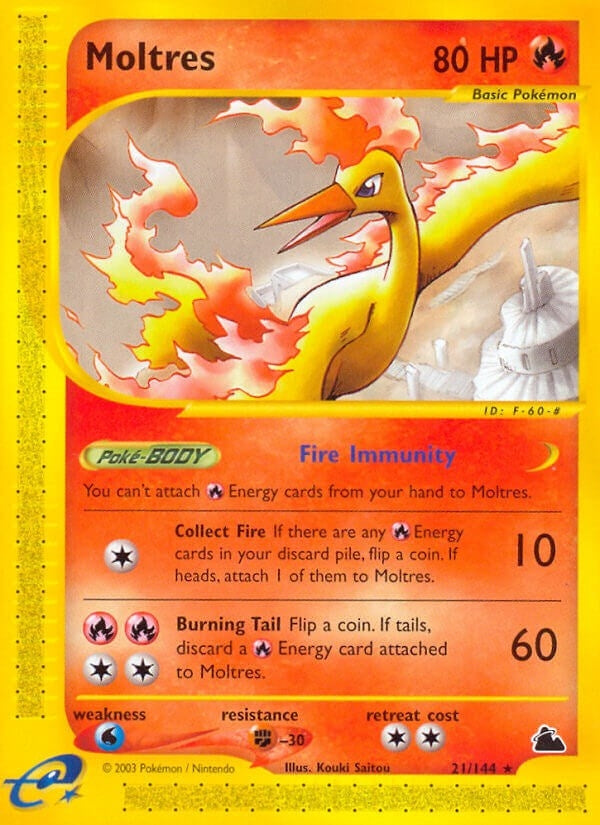 Image for Moltres (021/144) (Skyridge) (SK) - Pokemon