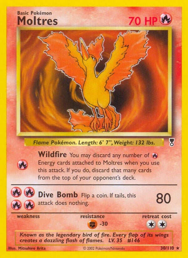 Image for Moltres (030/110) (Legendary Collection) (LC) - Pokemon