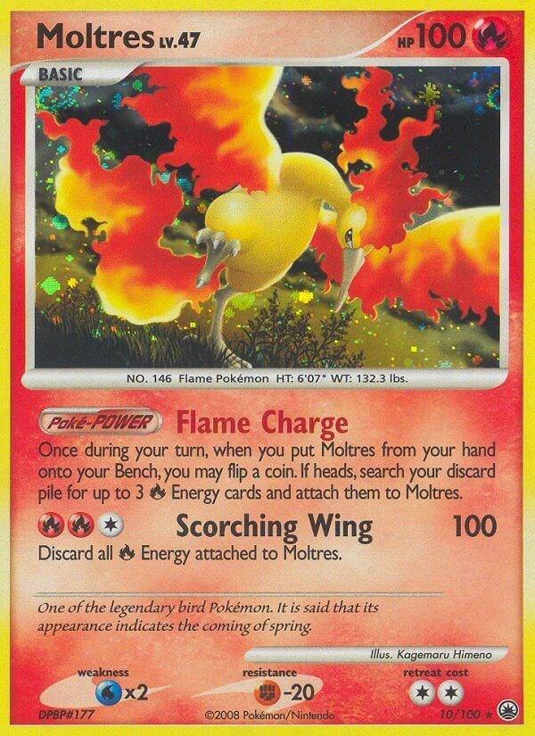 Image for Moltres (10/100) (Majestic Dawn) (MD) - Pokemon