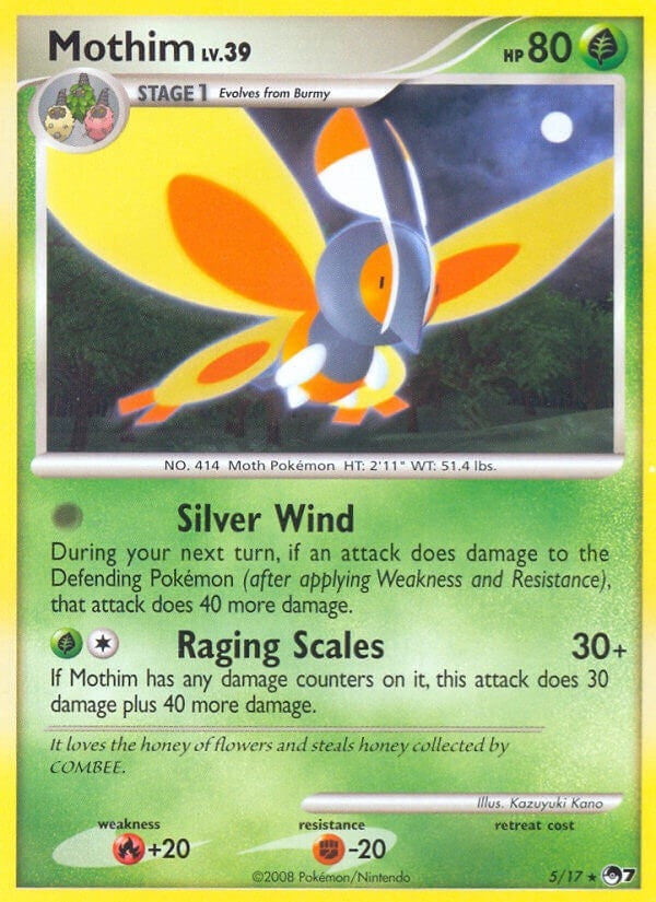 Image for Mothim (005/017) (POP Series 7) (POP) - Pokemon