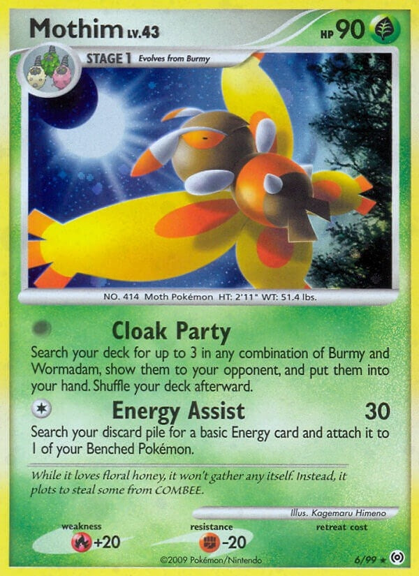 Image for Mothim (6/99) (Arceus) (AR) - Pokemon