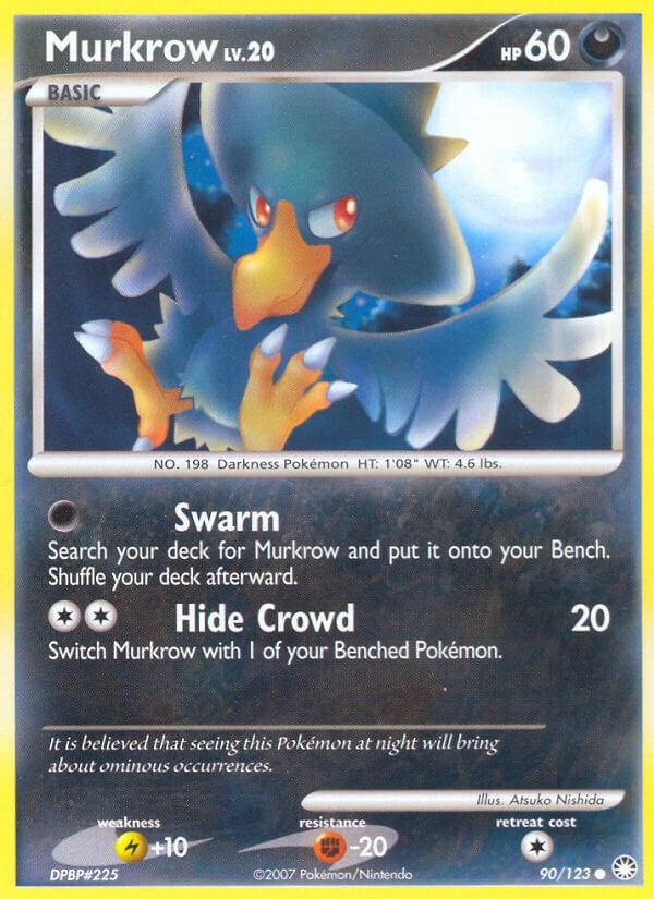 Image for Murkrow (90/123) (Mysterious Treasures) (MT) - Pokemon