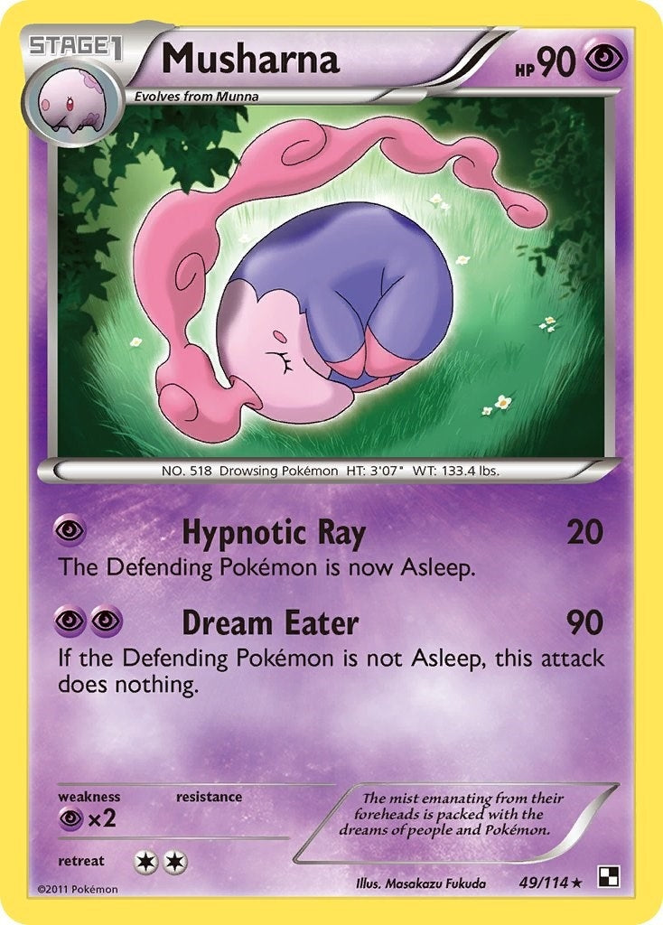 Image for Musharna (49/114) (Black and White) (BLW) - Pokemon