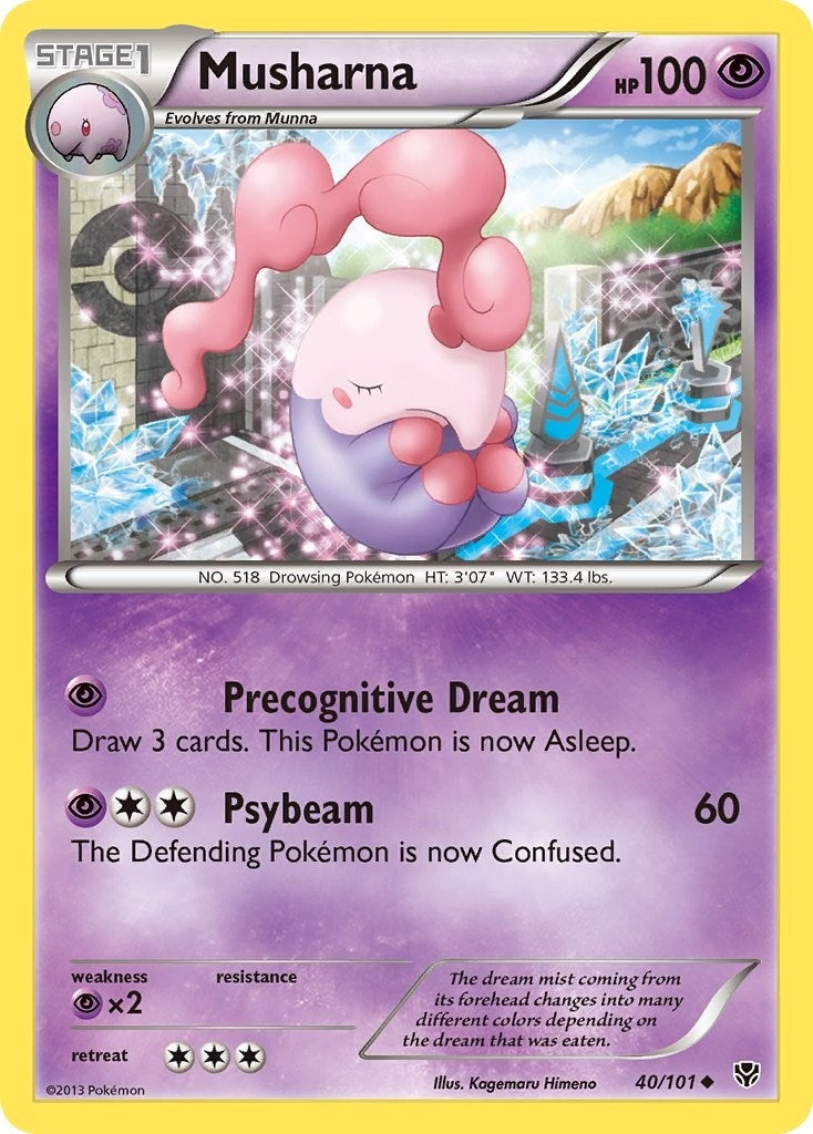 Image for Musharna (40/101) (Plasma Blast) (PLB) - Pokemon