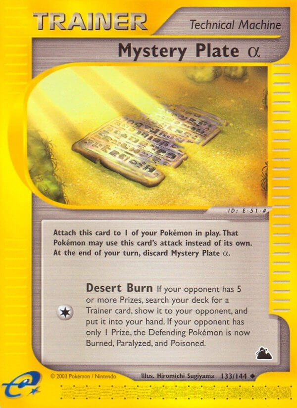 Image for Mystery Plate Alpha (133/144) (Skyridge) (SK) - Pokemon