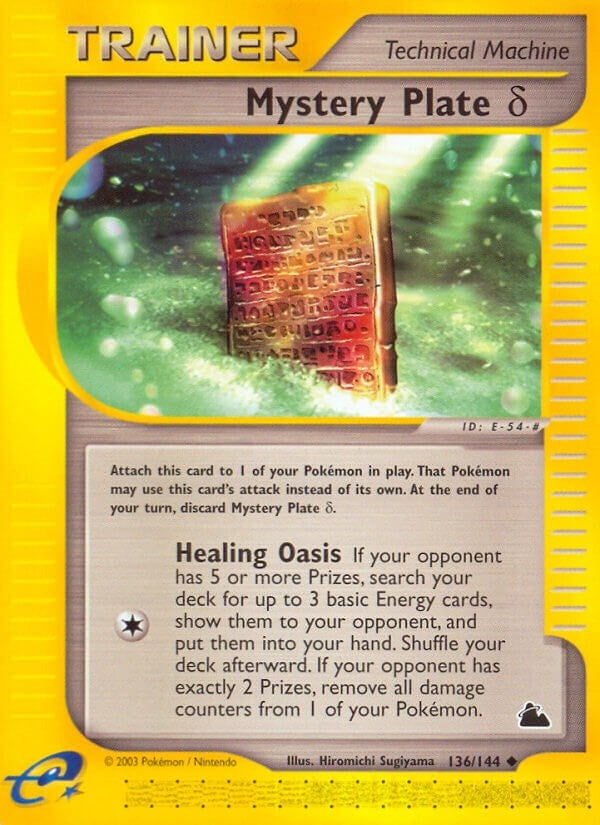 Image for Mystery Plate Delta (136/144) (Skyridge) (SK) - Pokemon