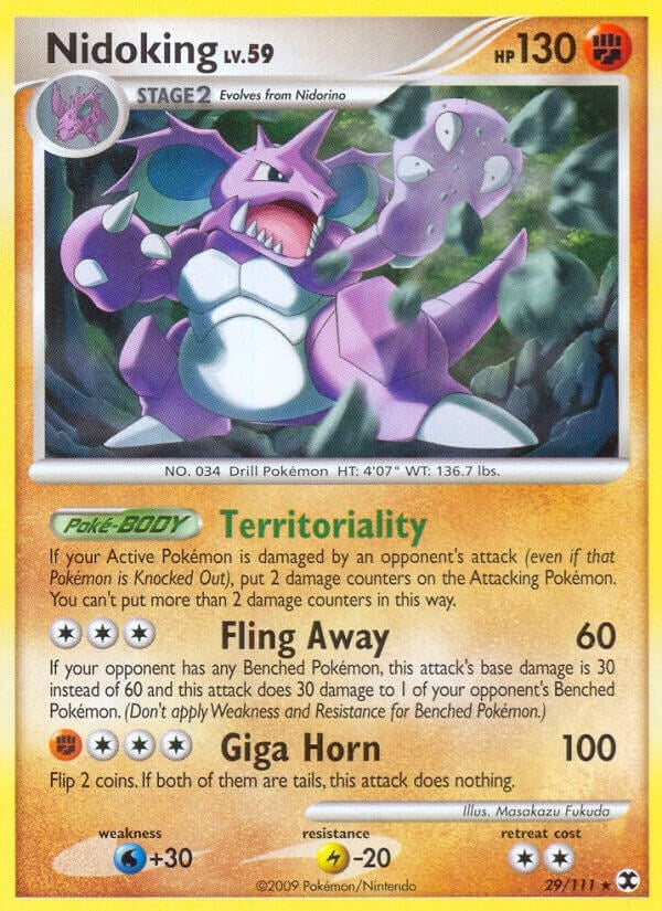 Image for Nidoking (29/111) (Rising Rivals) (RR) - Pokemon