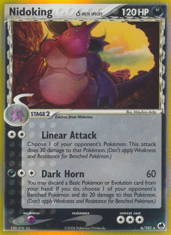 Image for Nidoking (Delta Species) (6/101) (EX Dragon Frontiers) (DF) - Pokemon