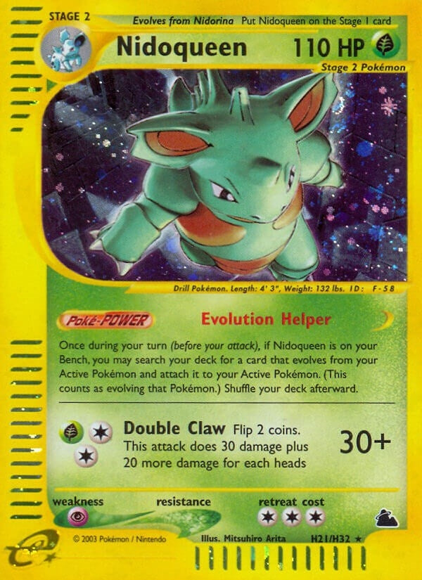 Image for Nidoqueen (H21) (H21/H32) (Skyridge) (SK) - Pokemon