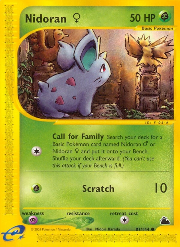 Image for Nidoran F (81) (081/144) (Skyridge) (SK) - Pokemon