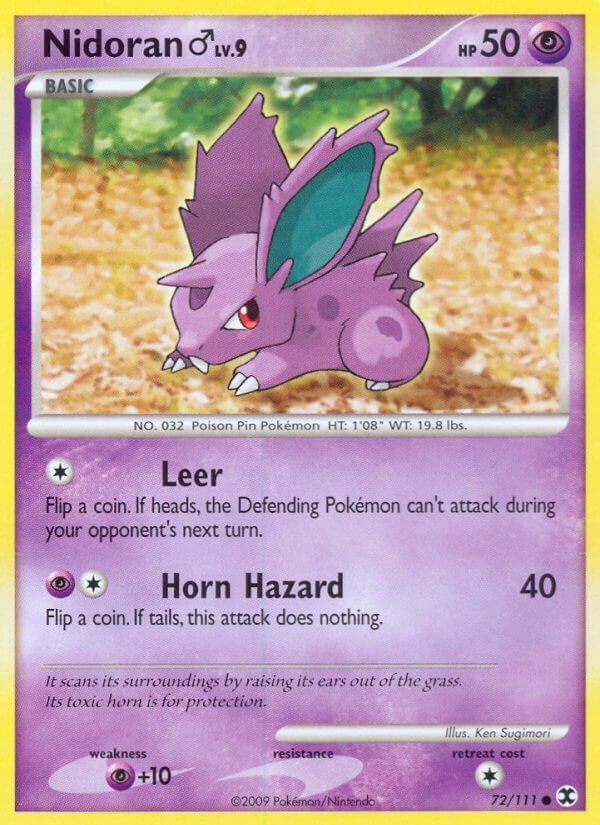 Image for Nidoran M (72/111) (Rising Rivals) (RR) - Pokemon