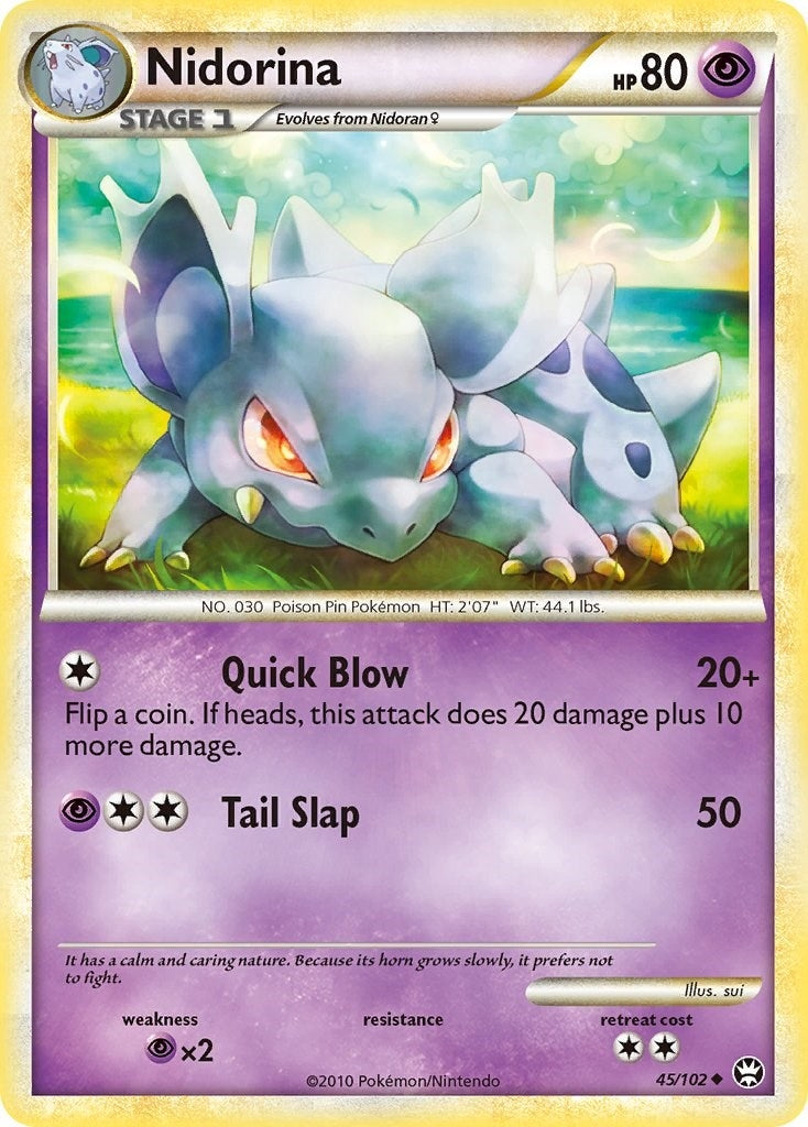 Image for Nidorina (45/102) (Triumphant) (TM) - Pokemon