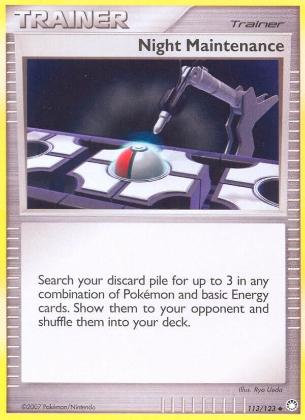 Image for Night Maintenance (113/123) (Mysterious Treasures) (MT) - Pokemon