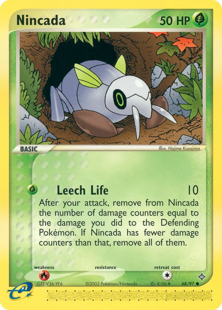 Image for Nincada (68/97) (EX Dragon) (DR) - Pokemon