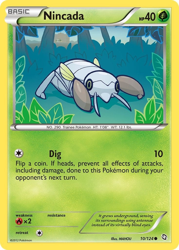 Image for Nincada (10/124) (Dragons Exalted) (DRX) - Pokemon