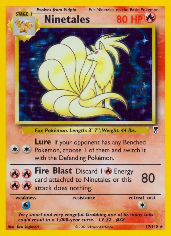 Image for Ninetales (017/110) (Legendary Collection) (LC) - Pokemon