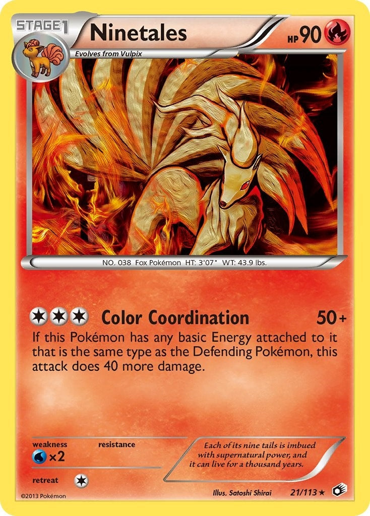 Image for Ninetales (21/113) (Legendary Treasures) (LTR) - Pokemon