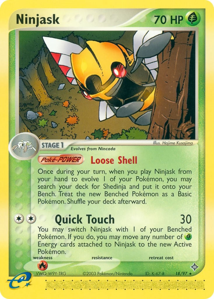 Image for Ninjask (18/97) (EX Dragon) (DR) - Pokemon