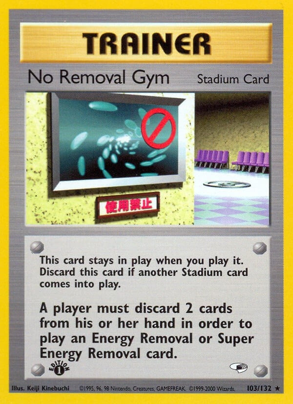 Image for No Removal Gym (103/132) (Gym Heroes) (G1) - Pokemon