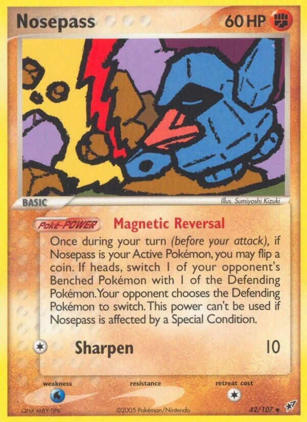 Image for Nosepass (42/107) (EX Deoxys) (DX) - Pokemon