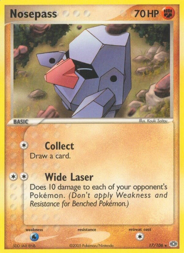 Image for Nosepass (17/106) (EX Emerald) (EM) - Pokemon