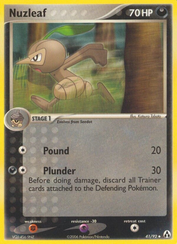 Image for Nuzleaf (41/92) (EX Legend Maker) (LM) - Pokemon