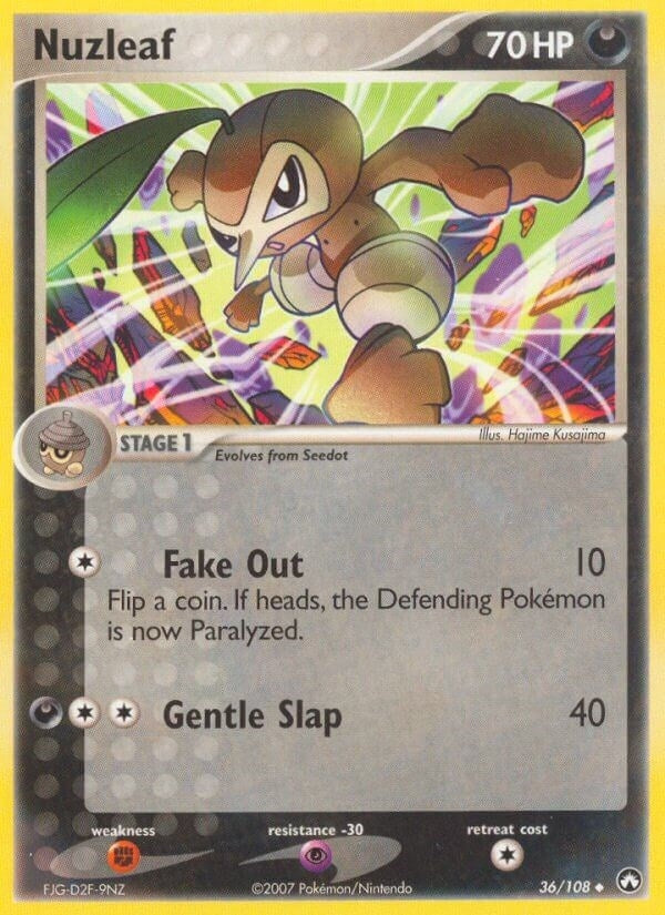Image for Nuzleaf (36/108) (EX Power Keepers) (PK) - Pokemon