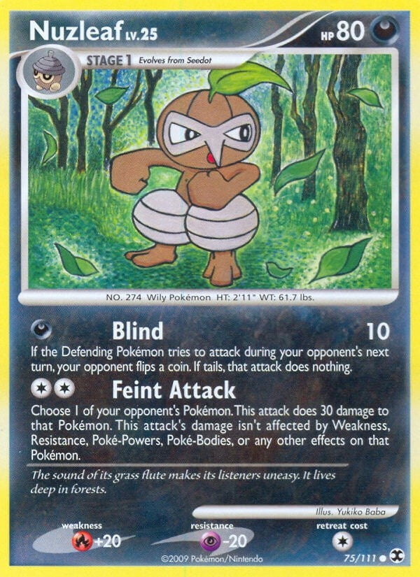 Image for Nuzleaf (75/111) (Rising Rivals) (RR) - Pokemon