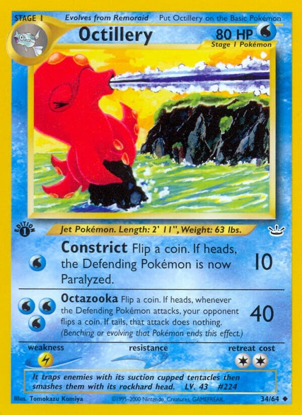 Image for Octillery (34/64) (Neo Revelation) (N3) - Pokemon