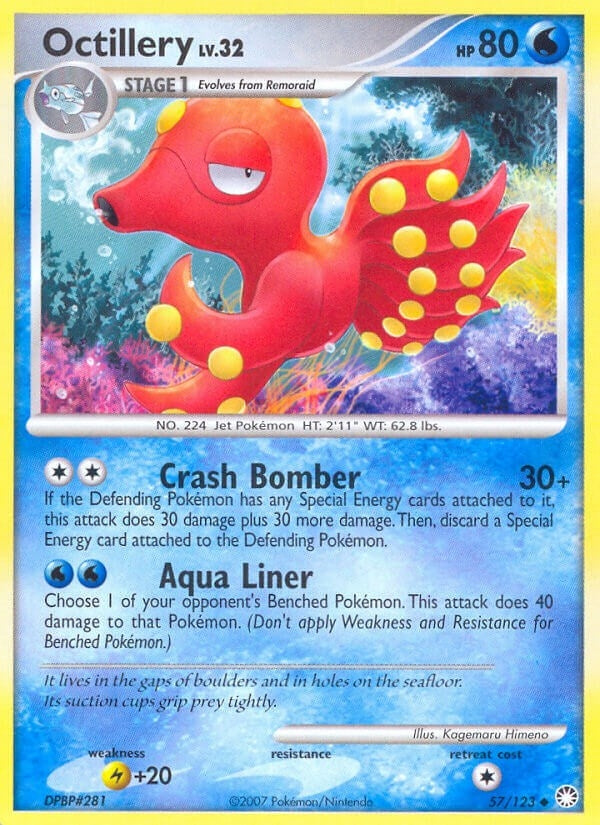 Image for Octillery (57/123) (Mysterious Treasures) (MT) - Pokemon