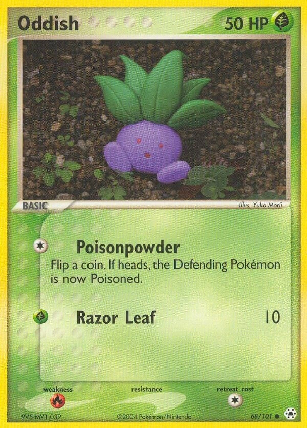 Image for Oddish (68/101) (EX Hidden Legends) (HL) - Pokemon