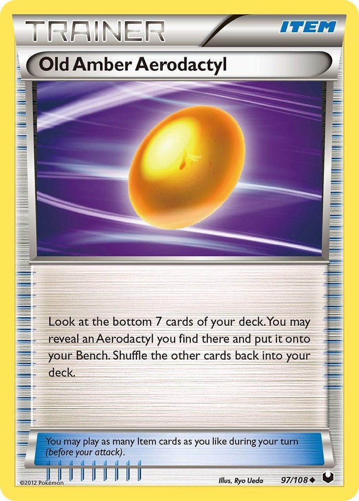 Image for Old Amber Aerodactyl (97/108) (Dark Explorers) (DEX) - Pokemon