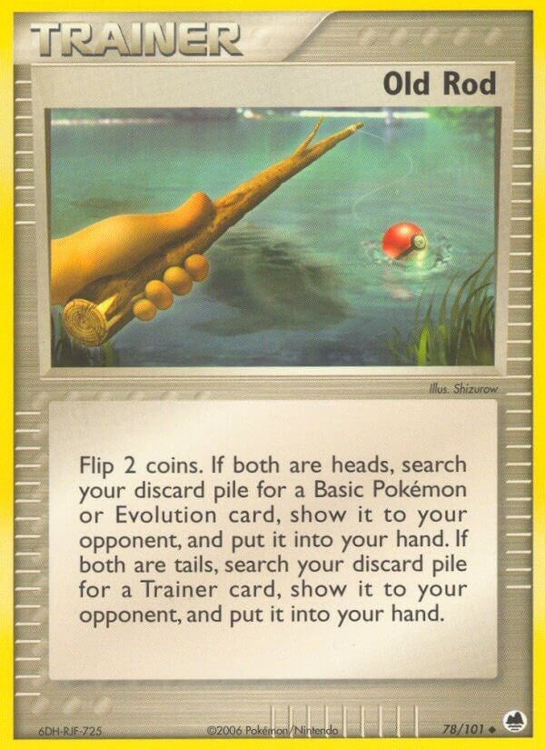 Image for Old Rod (78/101) (EX Dragon Frontiers) (DF) - Pokemon