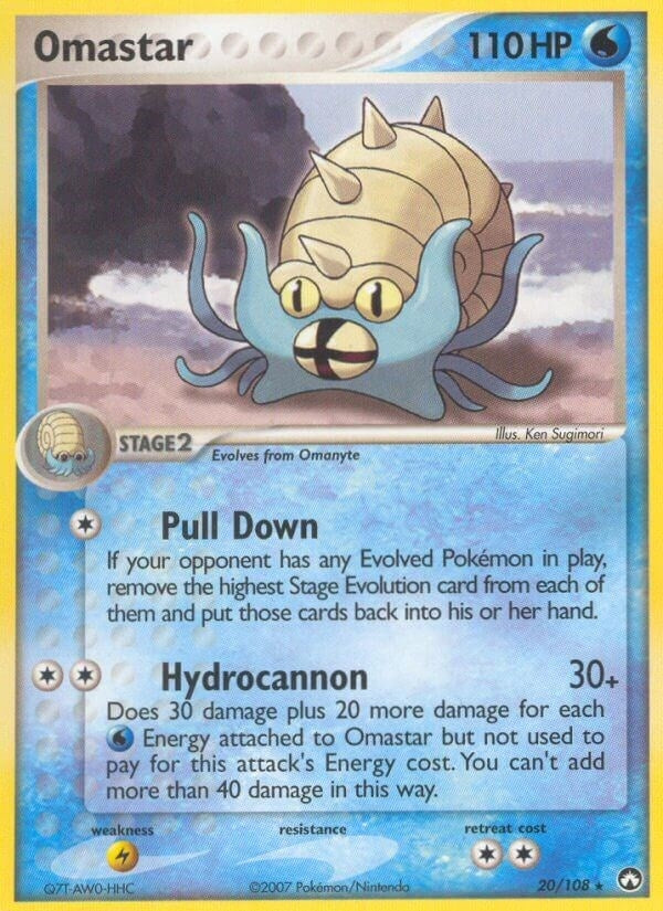 Image for Omastar (20/108) (EX Power Keepers) (PK) - Pokemon