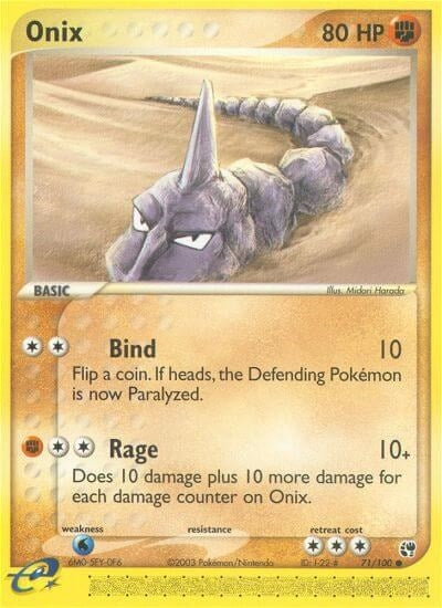 Image for Onix (71/100) (EX Sandstorm) (SS) - Pokemon