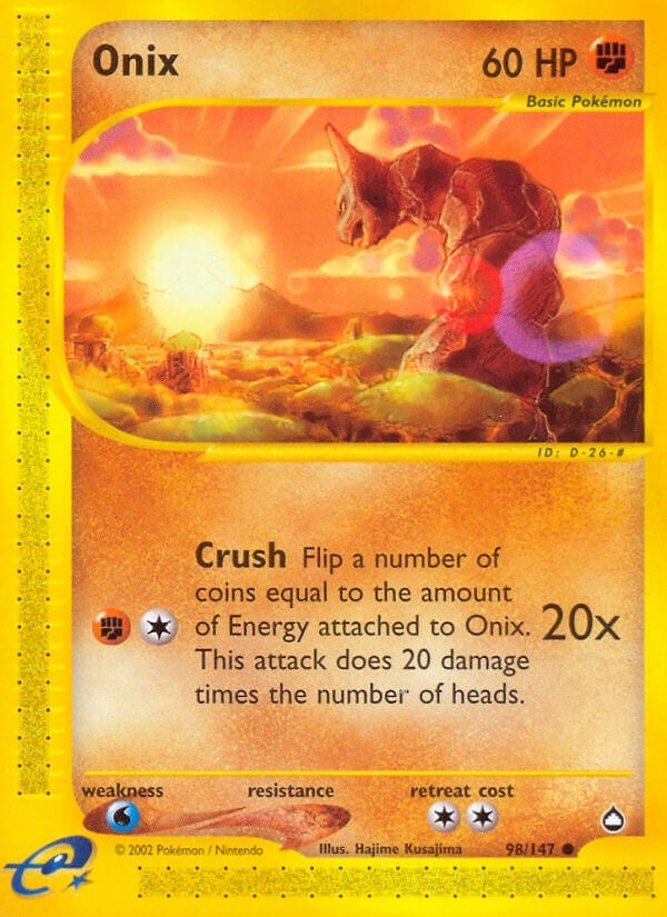 Image for Onix (098/147) (Aquapolis) (AQ) - Pokemon