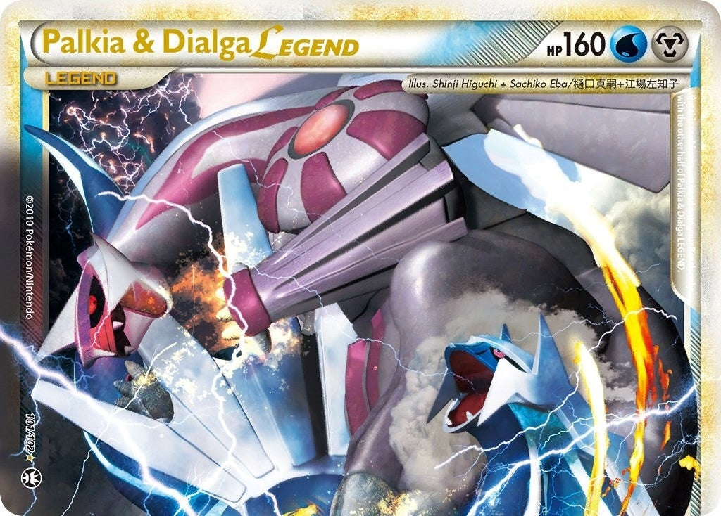 Image for Palkia & Dialga Legend (Top) (101/102) (Triumphant) (TM) - Pokemon