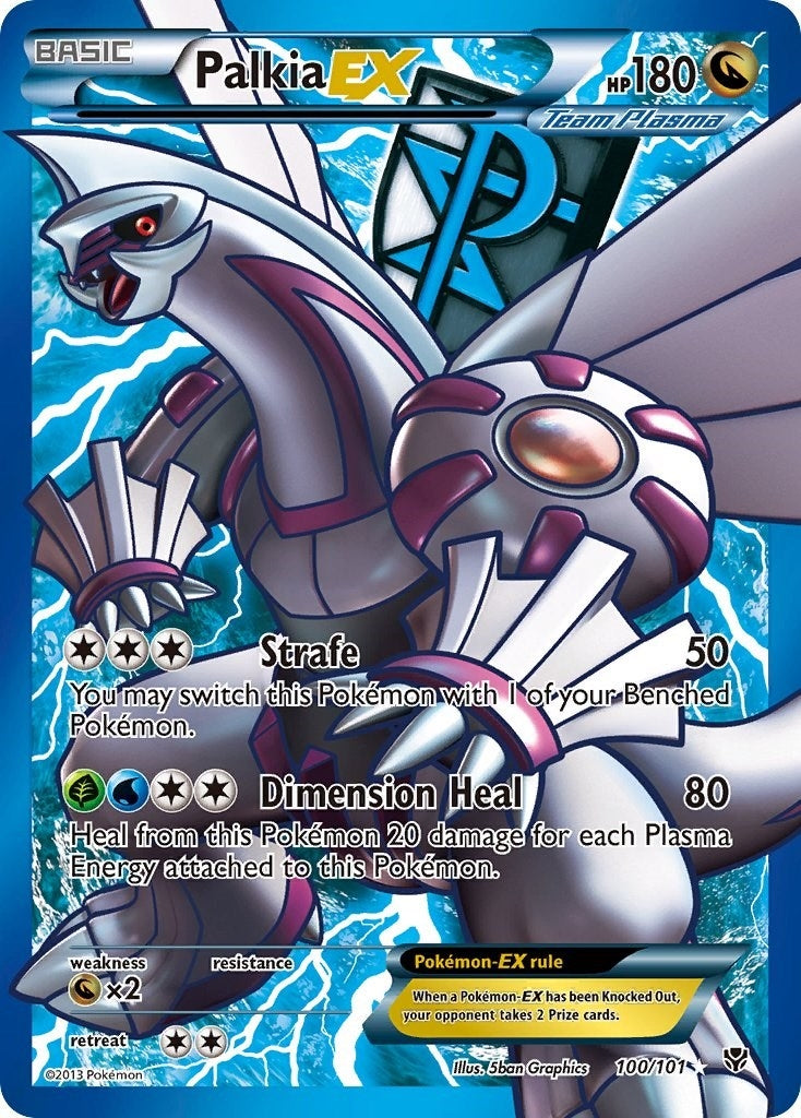 Image for Palkia EX (Team Plasma) (100 Full Art) (100/101) (Plasma Blast) (PLB) - Pokemon