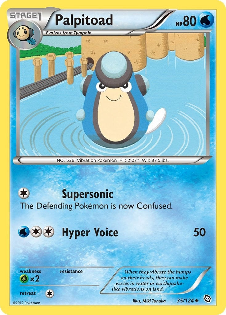 Image for Palpitoad (35/124) (Dragons Exalted) (DRX) - Pokemon