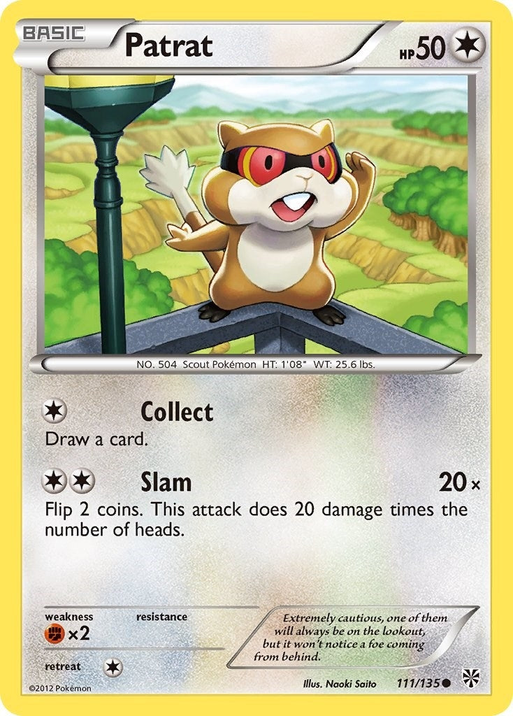 Image for Patrat (111) (111/135) (Plasma Storm) (PLS) - Pokemon
