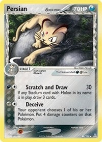 Image for Persian (Delta Species) (48/110) (EX Holon Phantoms) (HP) - Pokemon