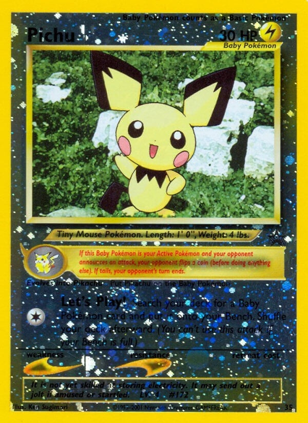 Image for Pichu (35/53) (WoTC Promo) (PR) - Pokemon