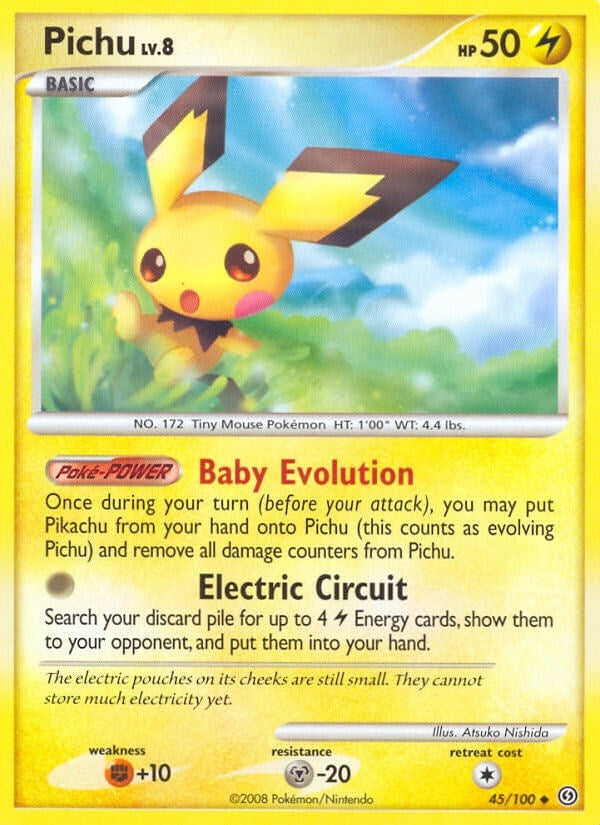 Image for Pichu (45/100) (Stormfront) (SF) - Pokemon