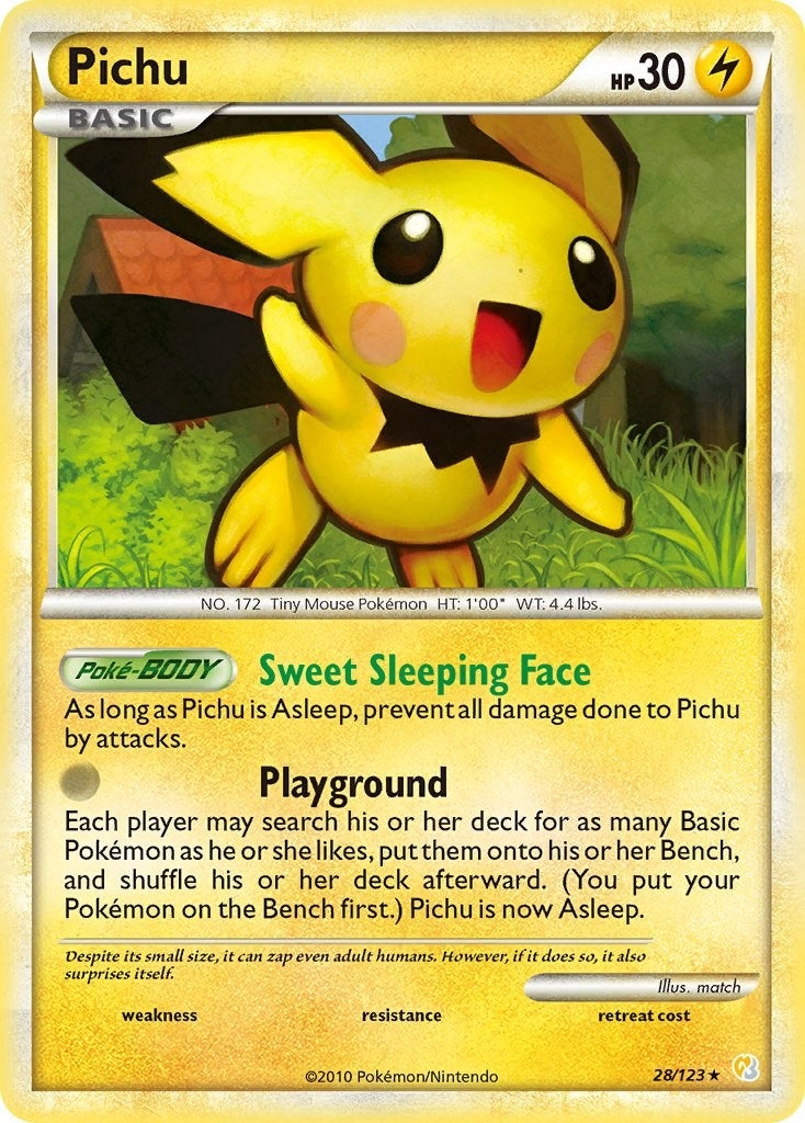 Image for Pichu (28/123) (HeartGold SoulSilver) (HS) - Pokemon