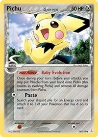 Image for Pichu (Delta Species) (76/110) (EX Holon Phantoms) (HP) - Pokemon