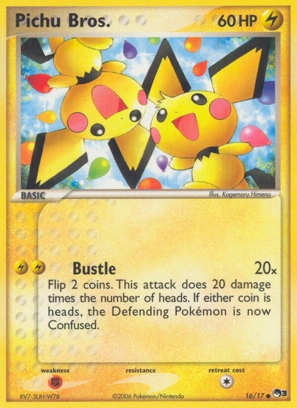 Image for Pichu Bros. (016/017) (POP Series 3) (POP) - Pokemon