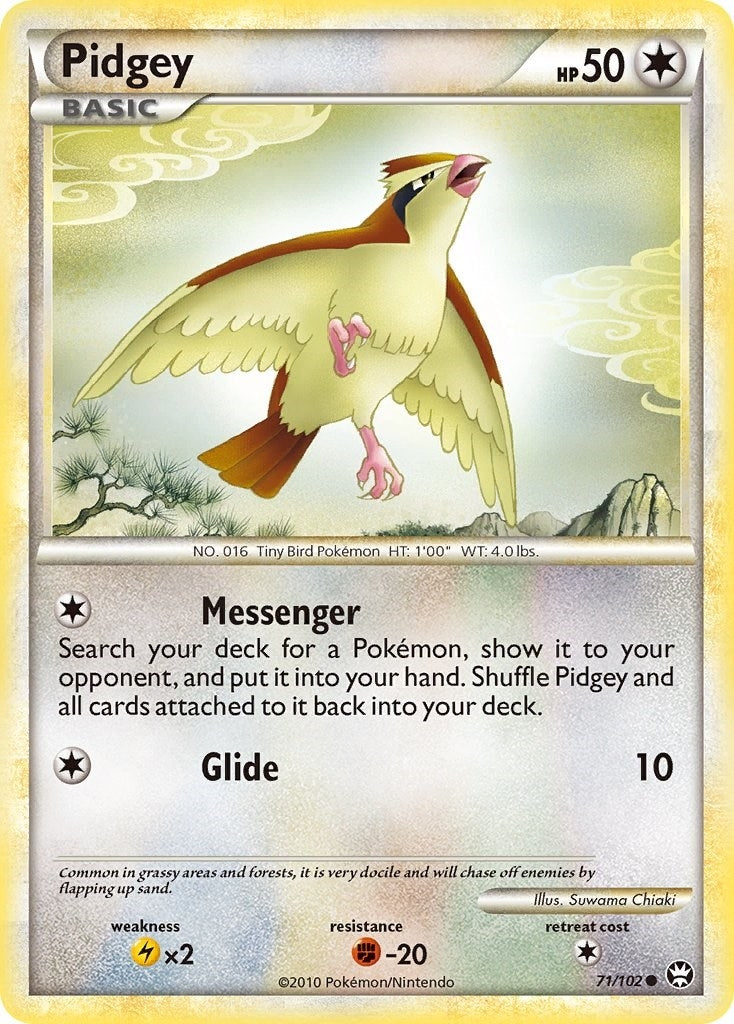 Image for Pidgey (71/102) (Triumphant) (TM) - Pokemon
