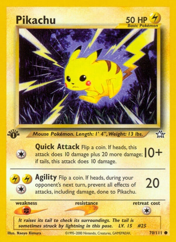 Image for Pikachu (070/111) (Neo Genesis) (N1) - Pokemon
