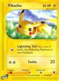 Image for Pikachu (124/165) (Expedition) (EX) - Pokemon